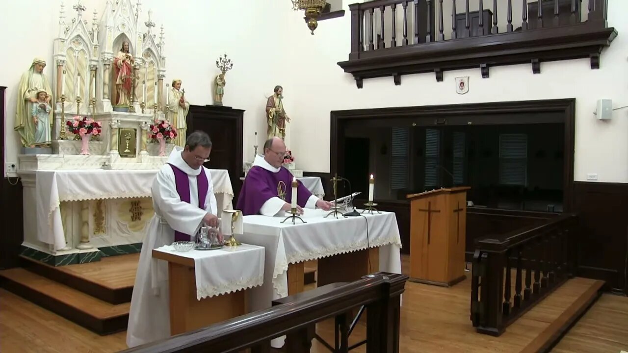 February 22 - Ash Wednesday Mass