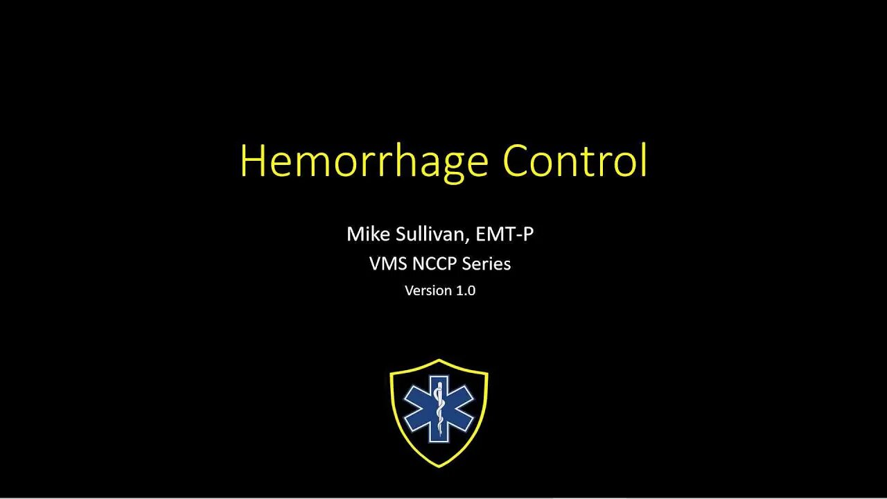 Hemorrhage Control in the Pre-hospital Environment