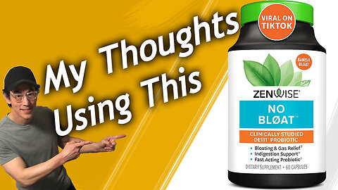 Zenwise No Bloat Dietary Supplement, My Thoughts Using This, Product Links