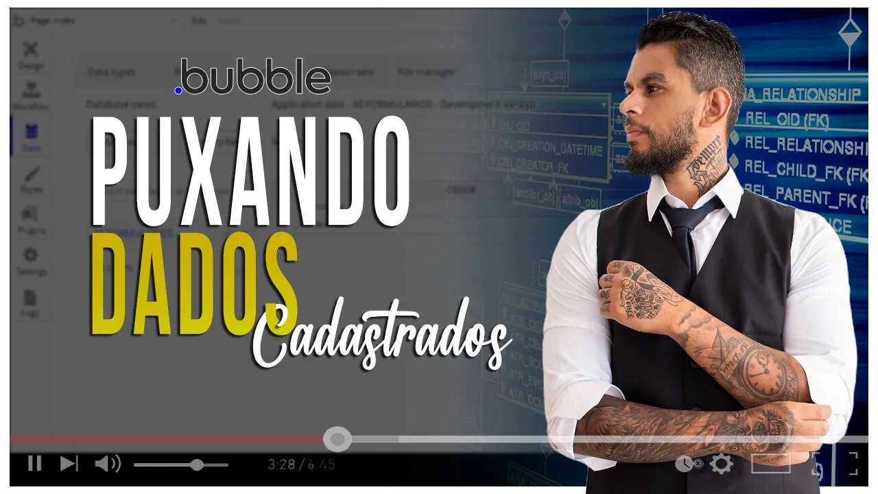 Como puxar dados cadastrado no banco de dados no Bubble - Tutorial para incitante