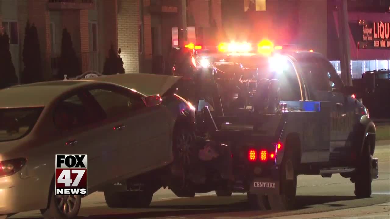 2 hospitalized in accident in Lansing