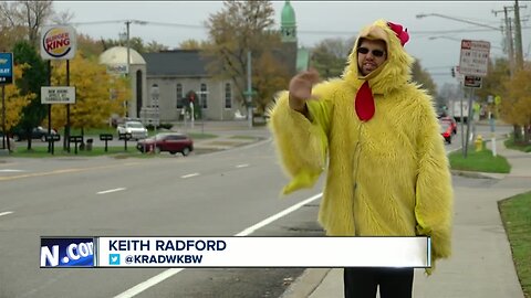 Is the Cheektowaga chicken a distraction to drivers?