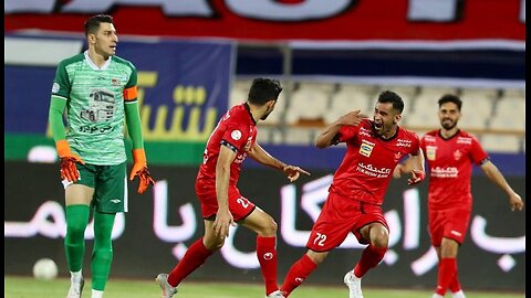 گل اول پرسپولیس به تراکتور توسط عیسی آل کثیر