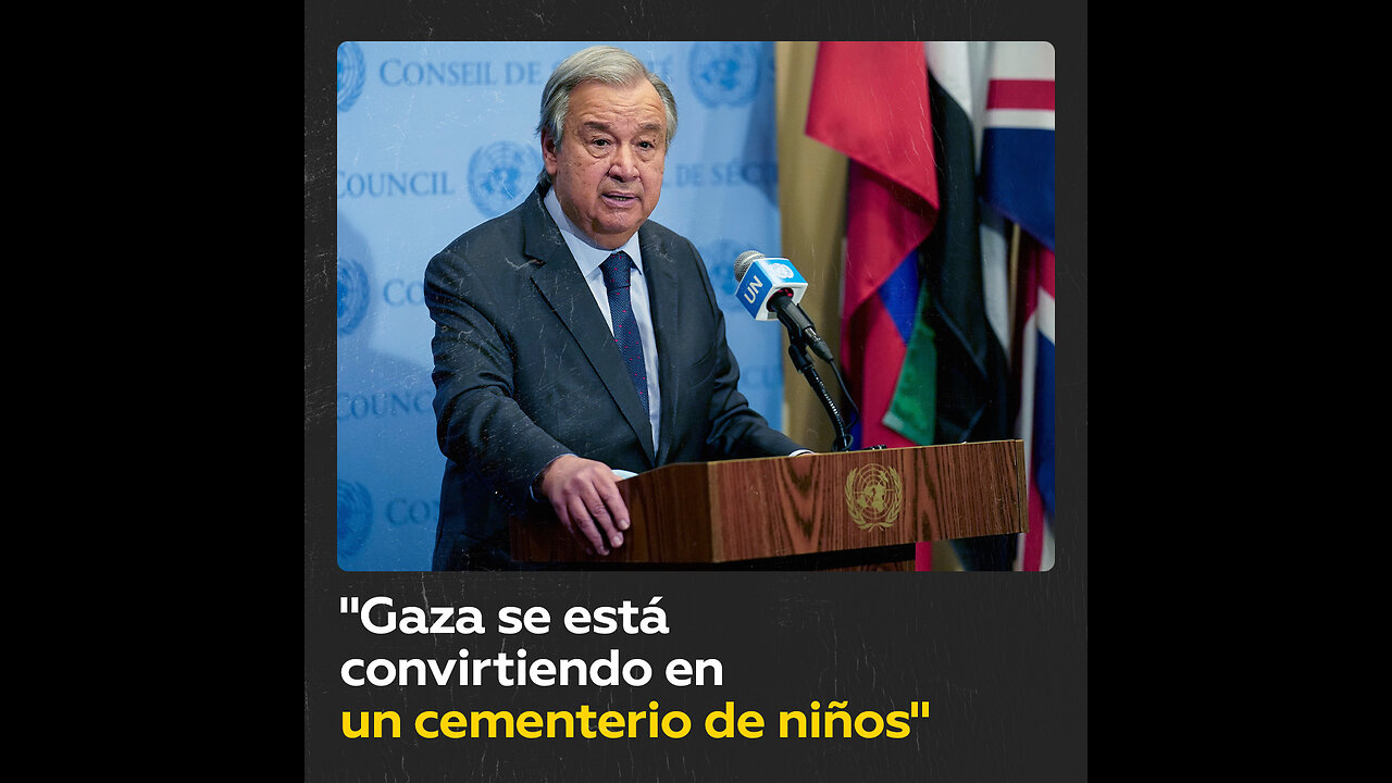 “Nadie está a salvo”: Guterres pide proteger a los civiles en la guerra entre Israel y Hamás