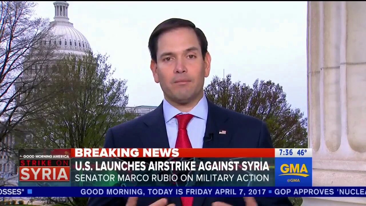 Rubio discusses U.S. airstrikes in Syria on ABC Good Morning America