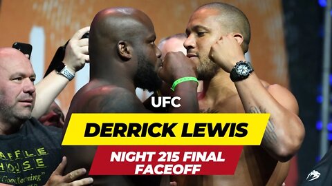 Why you don't know about Derrick Lewis Crowds Serghei Spivac At UFC Fight Night 215 Final Faceoff