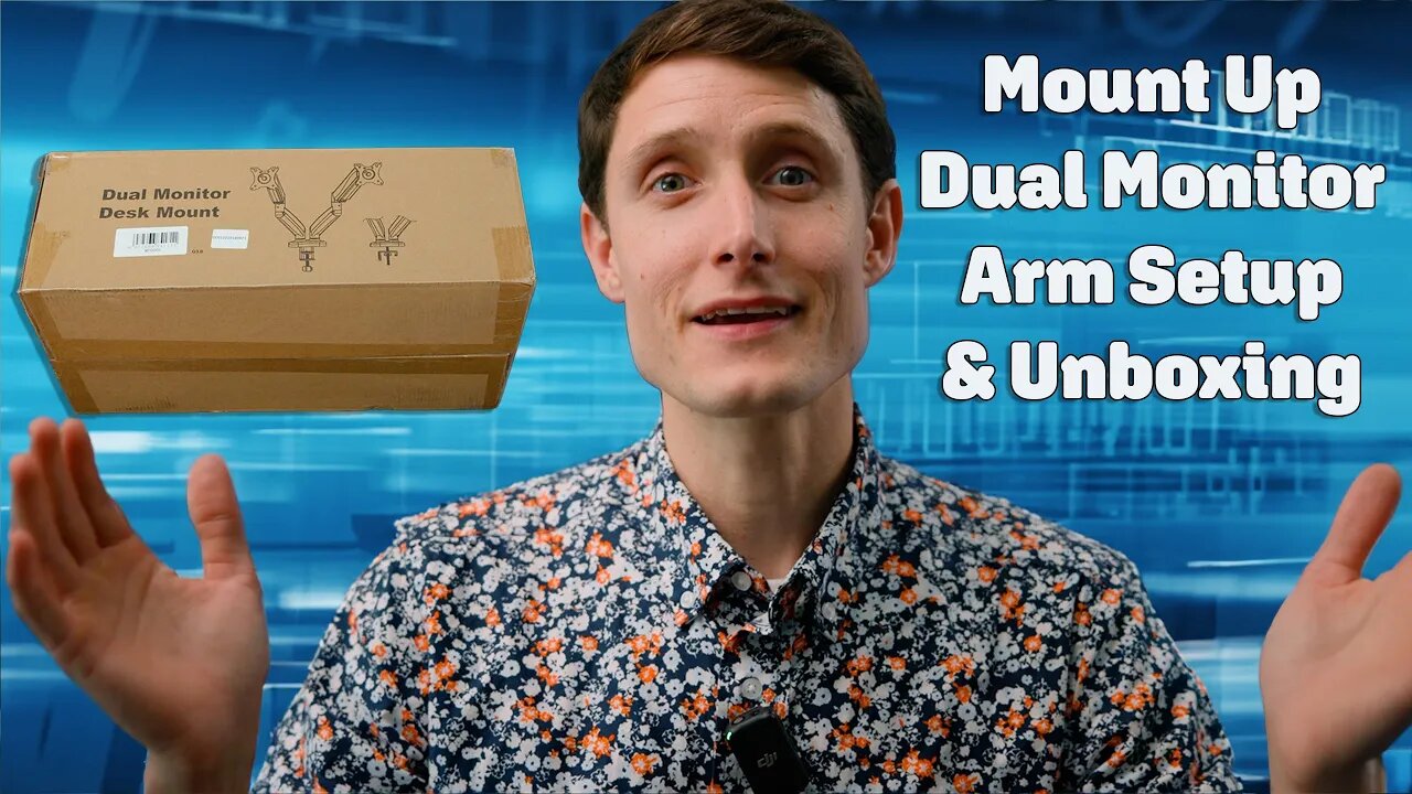 Mount Up Dual Monitor Desk Mount Setup and Unboxing