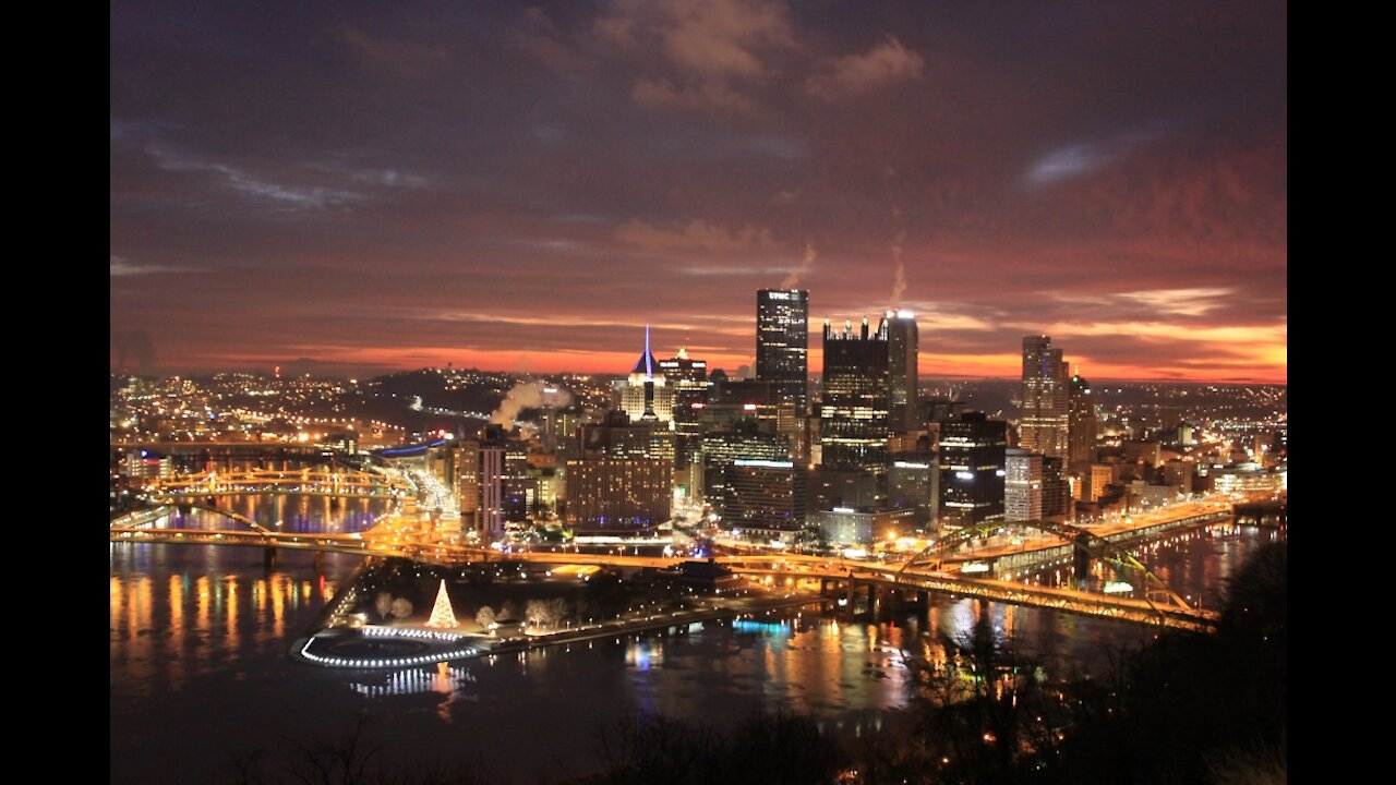 Daybreak Over the City Pittsburgh Calendar 2016