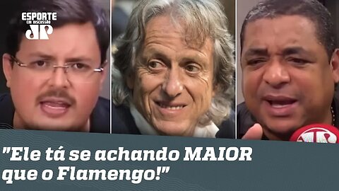 Flamengo fecha com MAIS UM reforço, mas Vampeta SE IRRITA com elogio a Jorge Jesus!