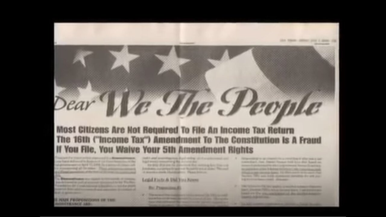 Did you know that income tax is voluntary and no law requires you to file and/or pay?