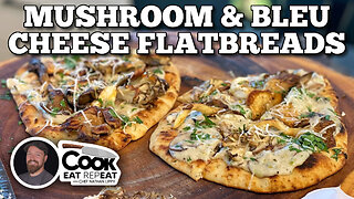 Mushroom & Bleu Cheese Flatbread | Blackstone Griddles