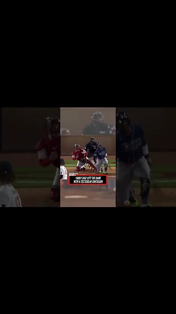 Yandy Diaz's injury is not the foot...