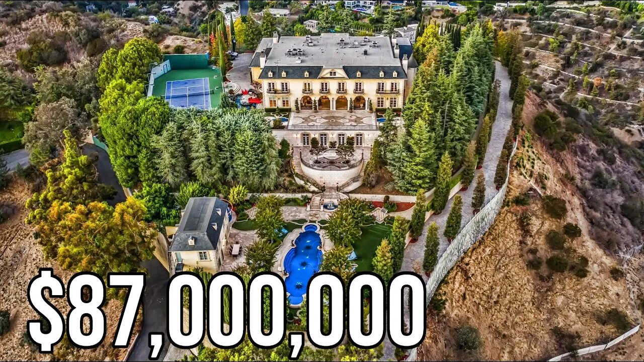 $87 Million LA Palatial European Estate | Mansion Tour