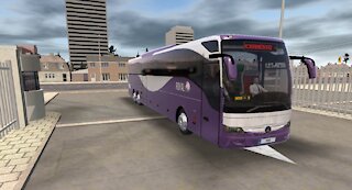 American Bus Simulator Ultimate new bus skin F HD And New American Route(GAME)Play--FH