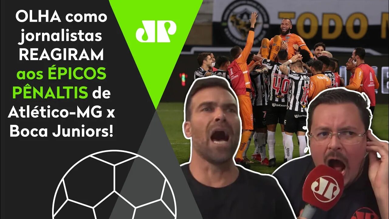 DE ARREPIAR! OLHA como jornalistas REAGIRAM ao Atlético-MG CLASSIFICADO contra o Boca nos PÊNALTIS!