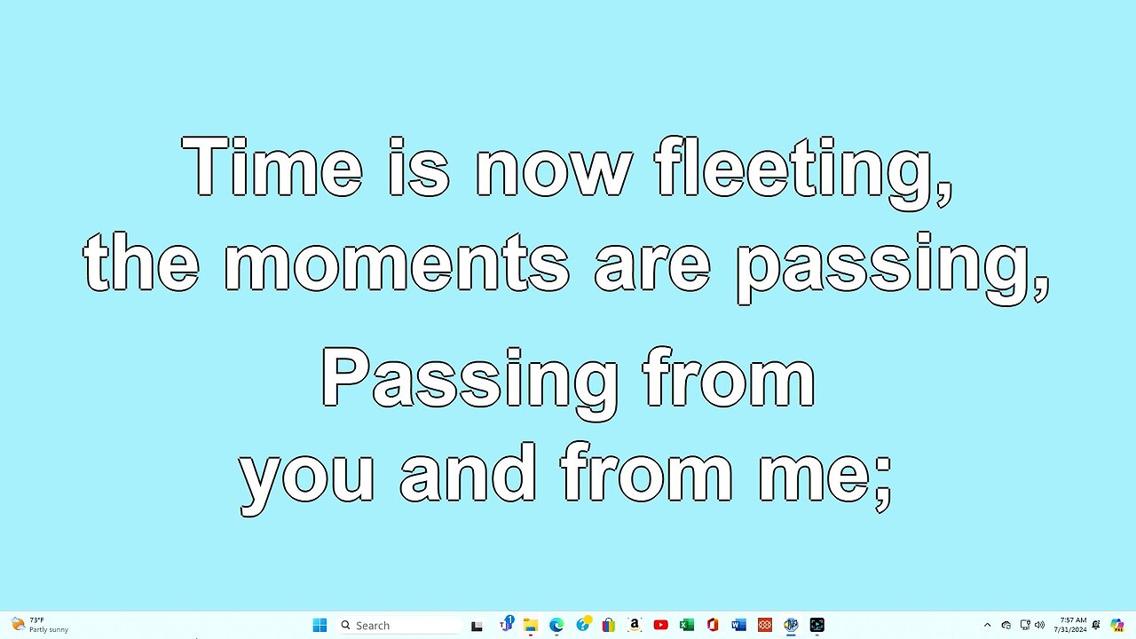 Softly and Tenderly Jesus is Calling V3