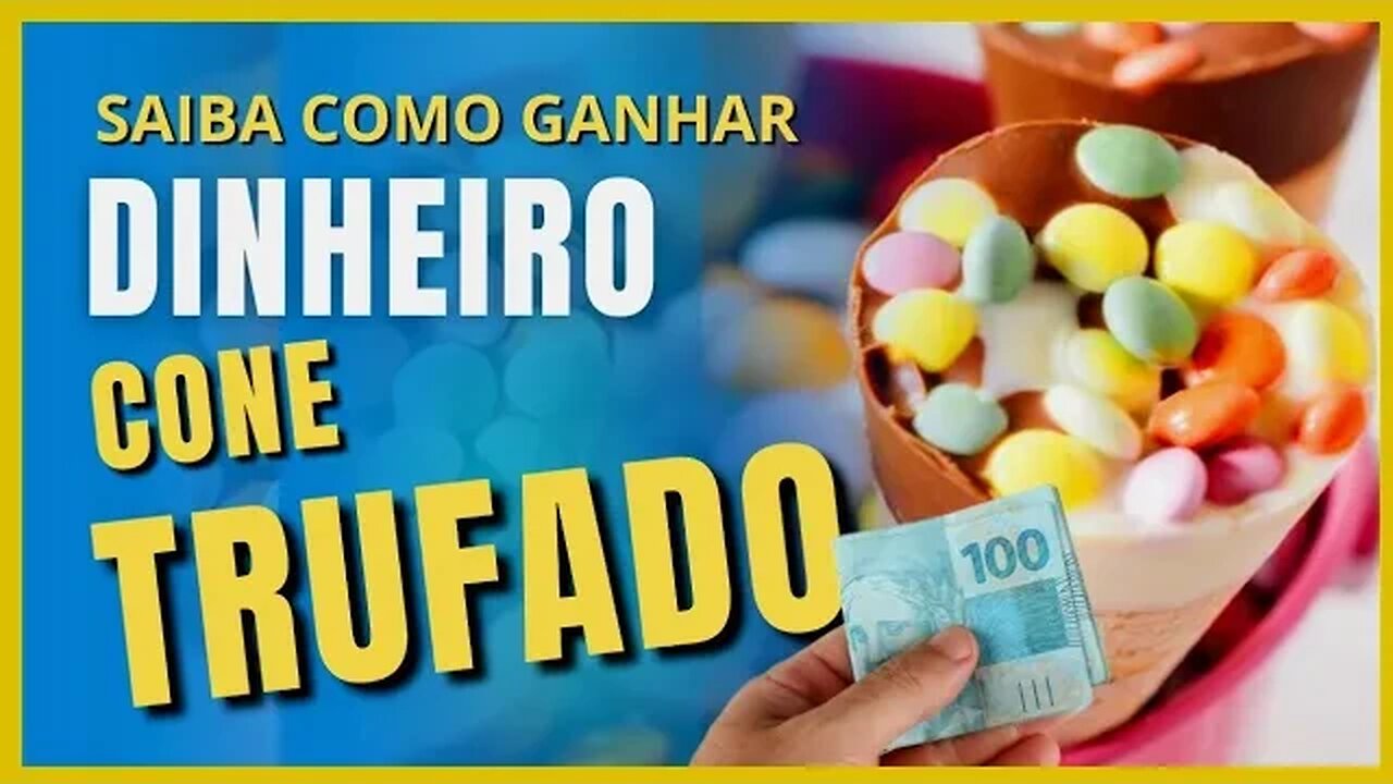 Como ganhar dinheiro com cone trufado na páscoa