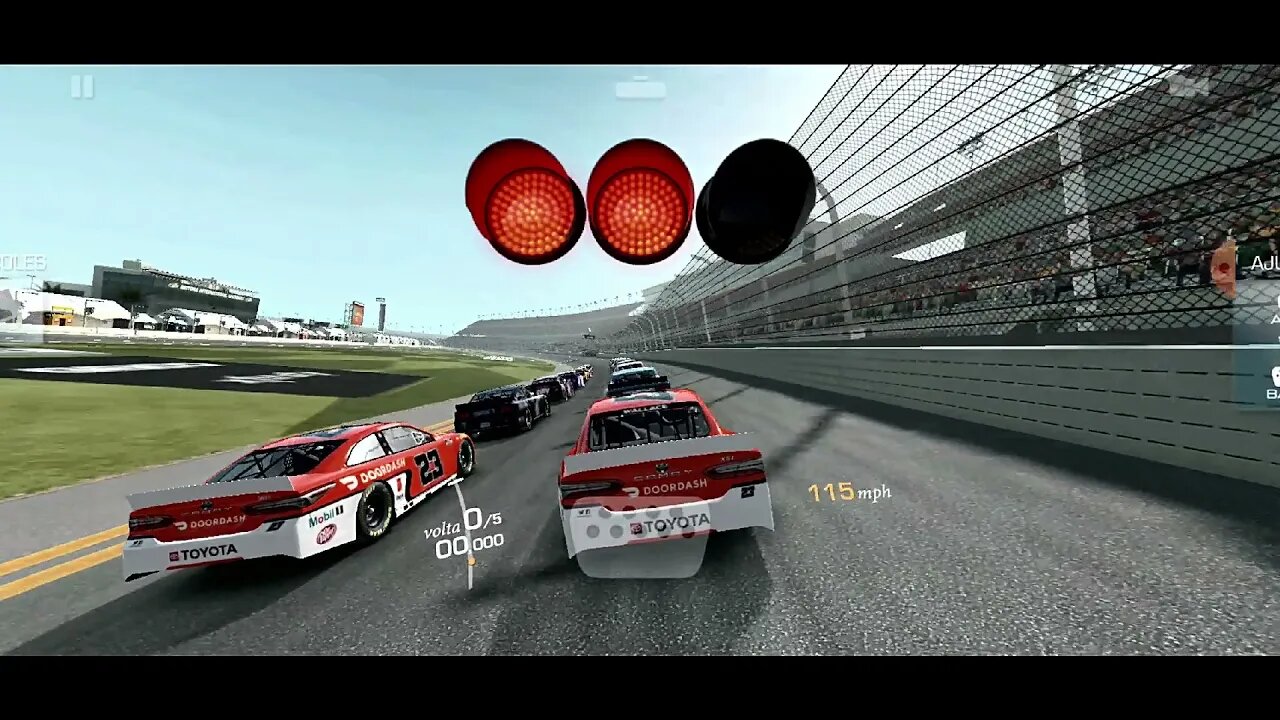 GUIGAMES - Real Racing 3 - NASCAR - TOYOTA CAMRY RACING 23 Indianapolis 16 competidores - corrida 1