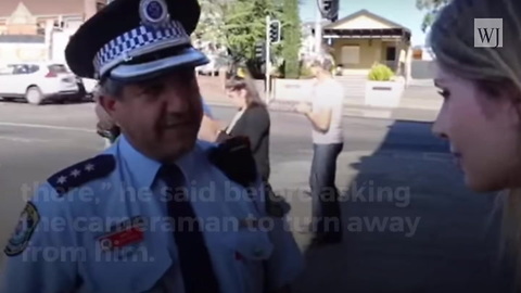 Video: Police Forbid Journalist from Walking Past Mosque