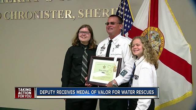 Hillsborough deputy receives Medal of Valor for his live-saving actions