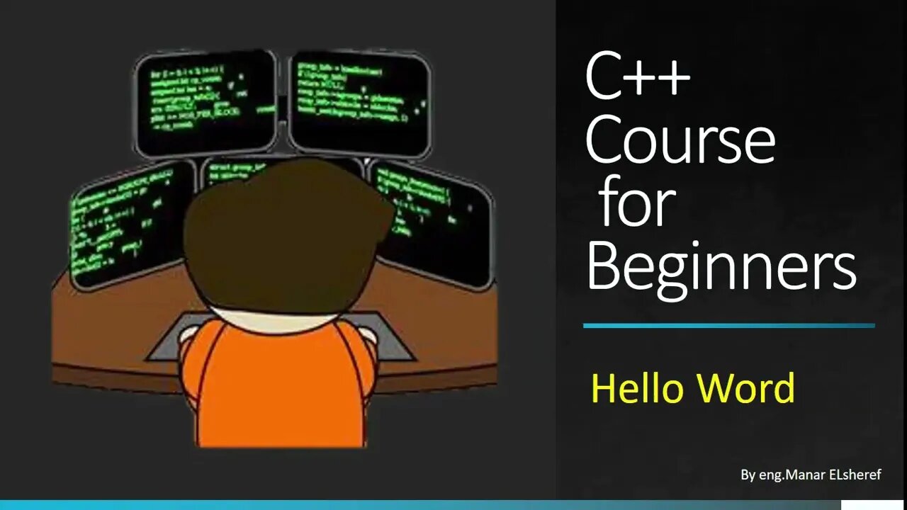 @C++ for beginners in Arabic (Hello World)