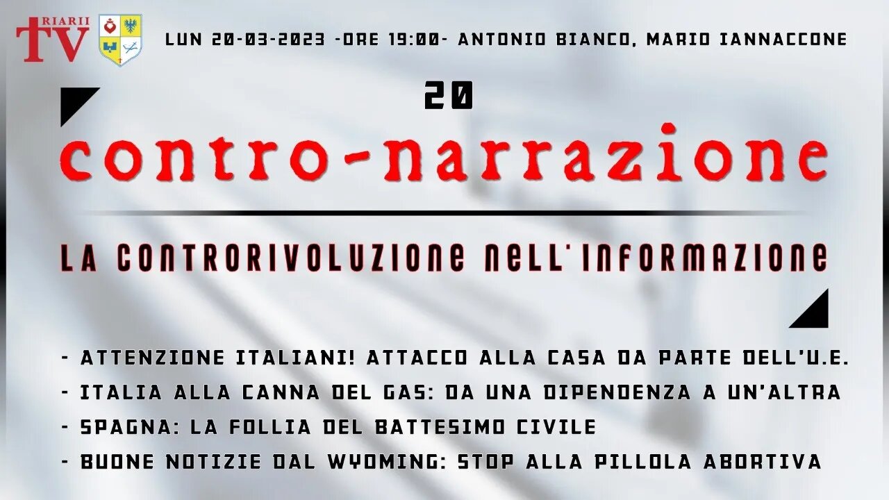 CONTRO-NARRAZIONE NR.20. Antonio Bianco, Mario Iannaccone