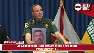 47 suspects charged in undercover meth operation | presser