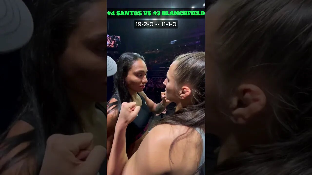 Erin Blanchfield vs. Taila Santos: UFC Singapore Face-off #ufc #shorts #mma