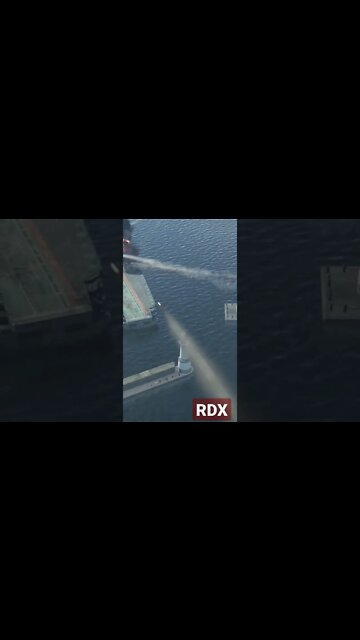 Sweden Airforce Attack on Russian Supercarriee Baku