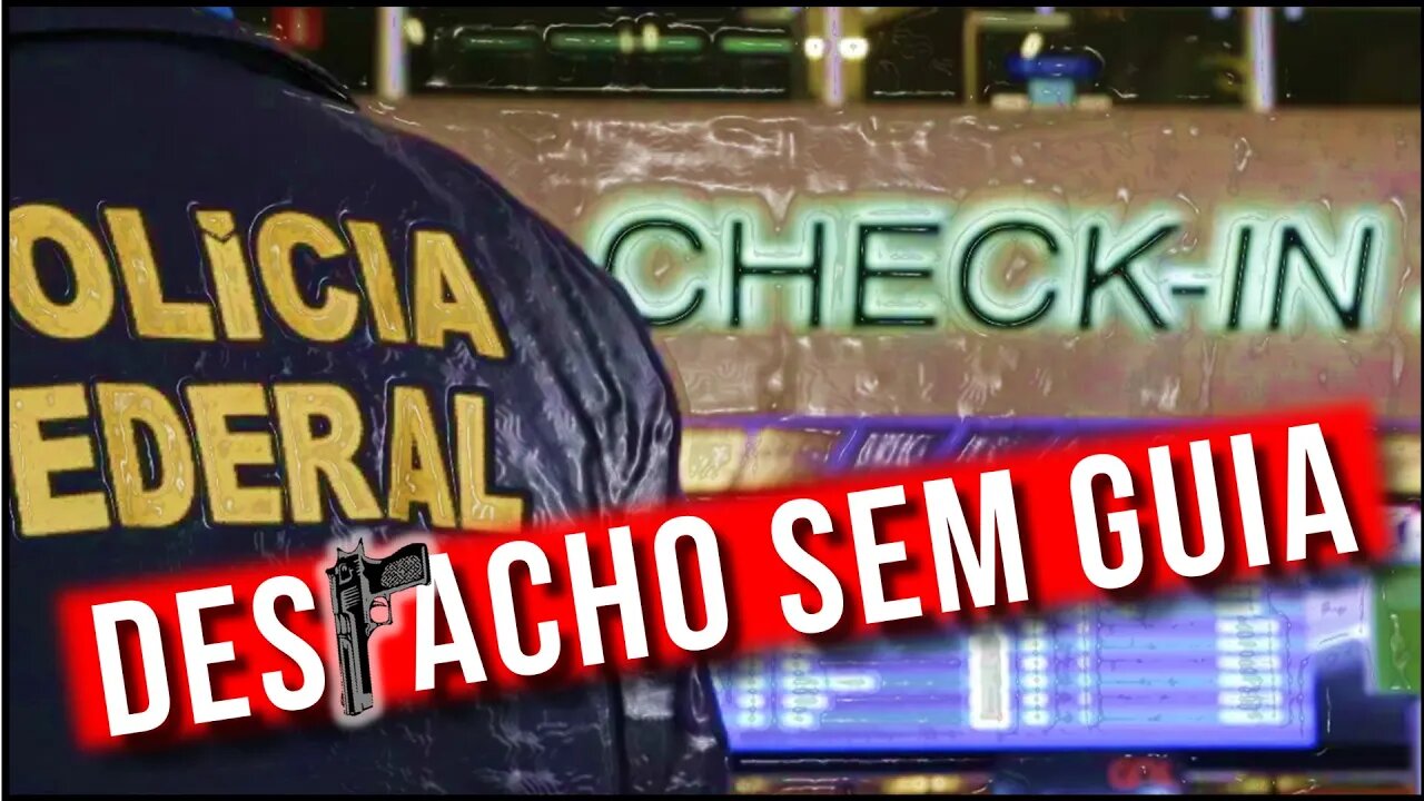 🔴 DESPACHO AÉREO DE ARMA SEM GUIA | 🅵🆁