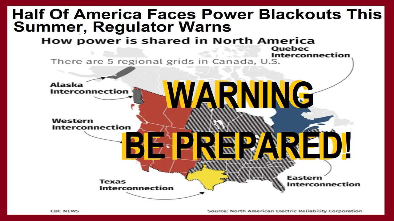 BE PREPARED! Half Of America Faces Power Blackouts This Summer, Regulator Warns