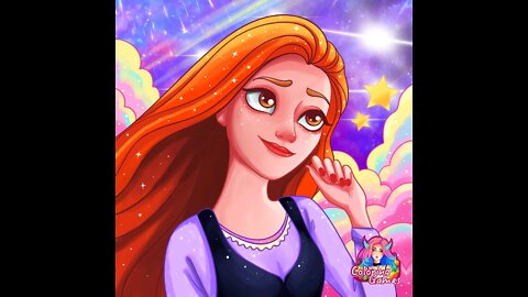 Beautiful girl painting🎨 😍