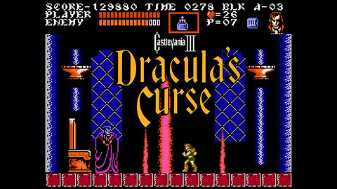 Castlevania III Dracula's Curse NES Longplay/Playthrough