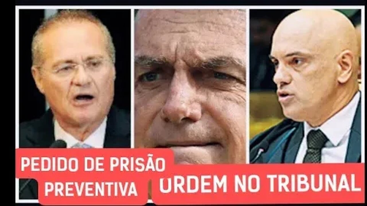 Bolsonaro sem saída após pedido de Renan Calheiros a Alexandre de Moraes prisão preventiva