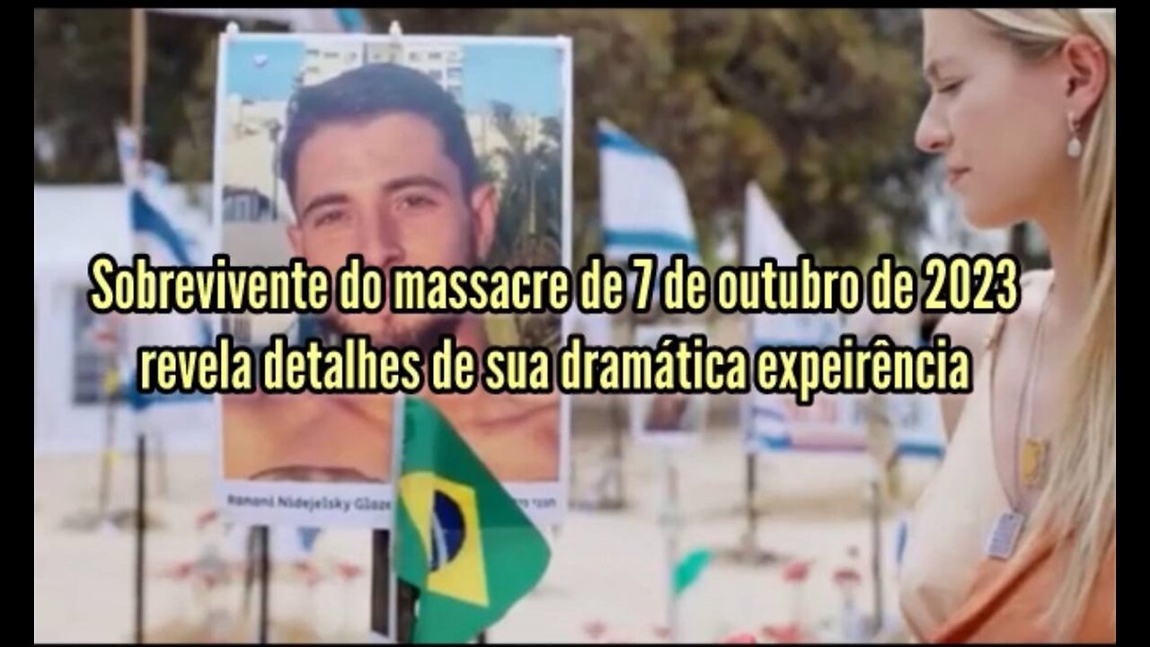 Namorada do brasileiro assassinado no ataque terrorista, revela sua dramática experiência