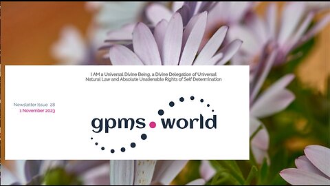 Gpms.world Newsletter November 1st, 2023