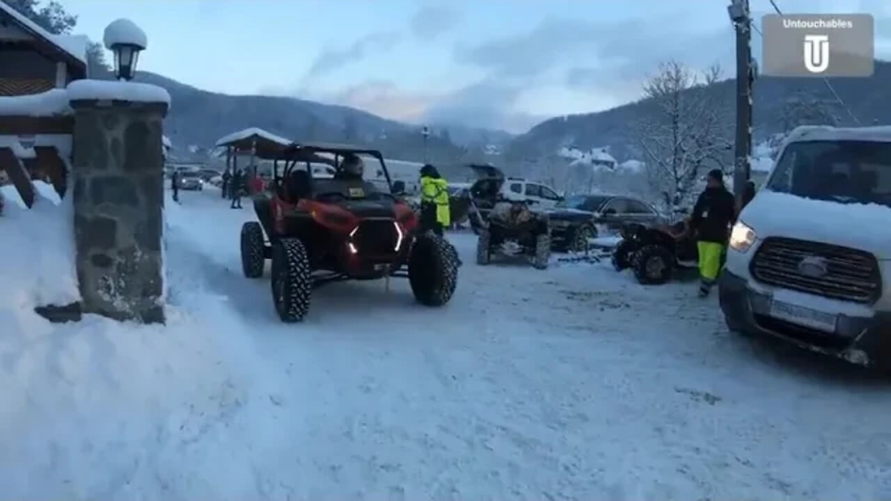 Frozen % Rush 🥶🚀 Snow Ice Race ❄️❗️ATV SSV QUAD MOTO❗️ Băiuț, Maramureș Day 1