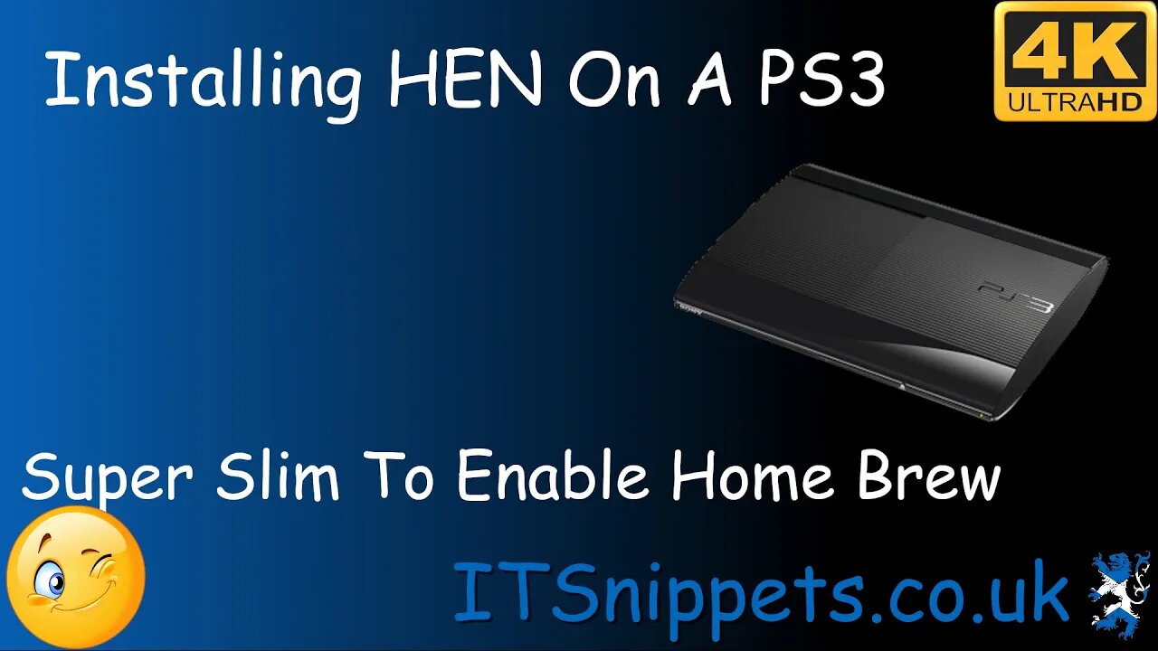 Installing HEN (Homebrew Enabler) On A PS3 Super Slim & Other Models