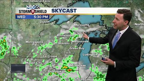 Michael Fish's NBC26 Storm Shield weather forecast