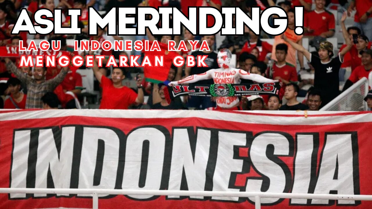 INDONESIA RAYA bergema di GBK - Indo Vs Japan World cup qualifier