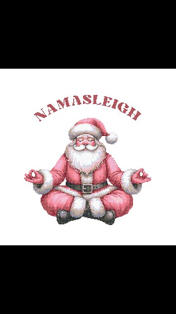 NAMASLEIGH Cross Stitch Pattern by Welovit Cross Stitch | welovit.net | #welovit #crossstitch