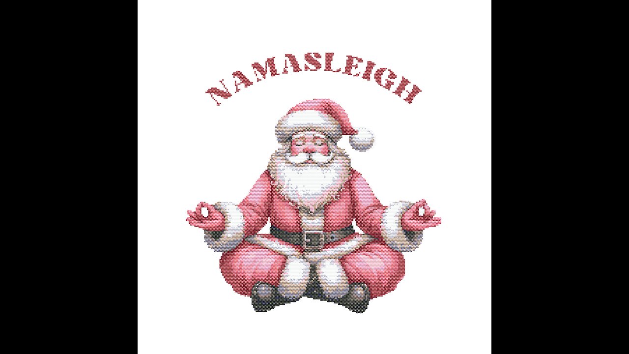 NAMASLEIGH Cross Stitch Pattern by Welovit Cross Stitch | welovit.net | #welovit #crossstitch