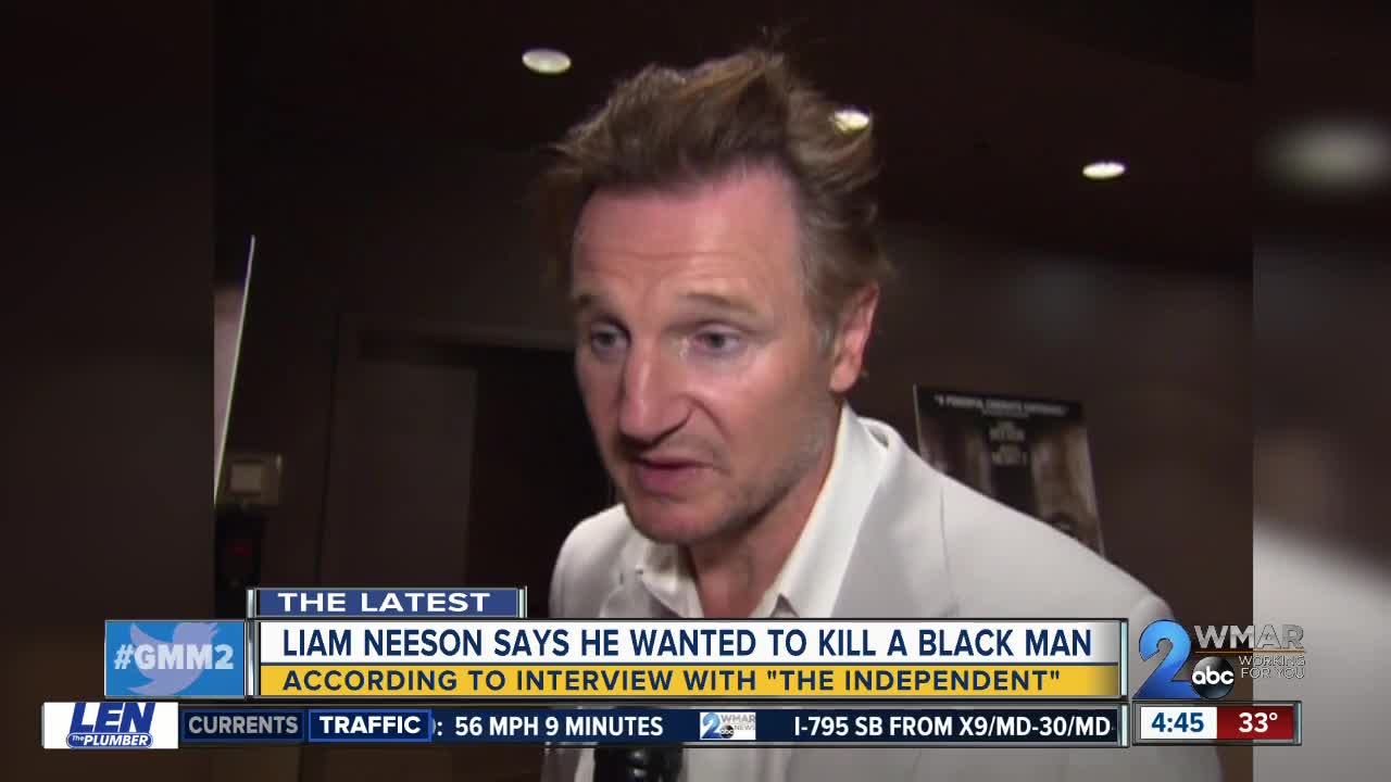 Liam Neeson admits to racist revenge plot against black man