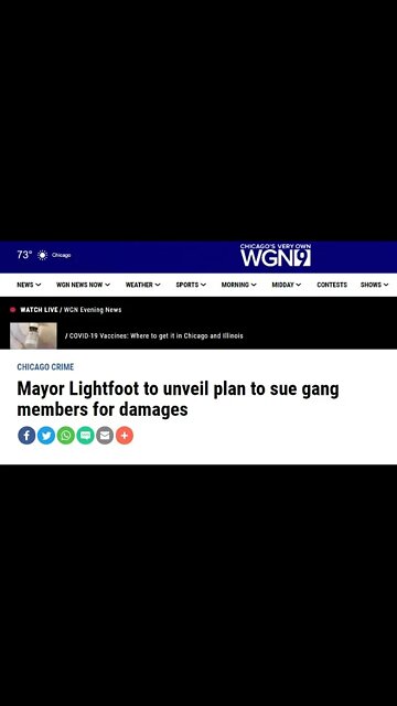 Chicago Plans To Sue Gangs For Damages #Shorts