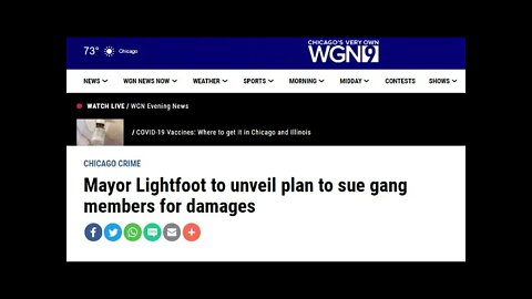 Chicago Plans To Sue Gangs For Damages #Shorts