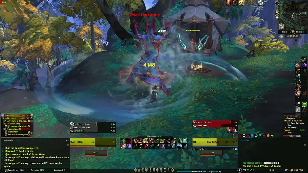 World of Warcraft Dragonflight Maldra's in Hot Water