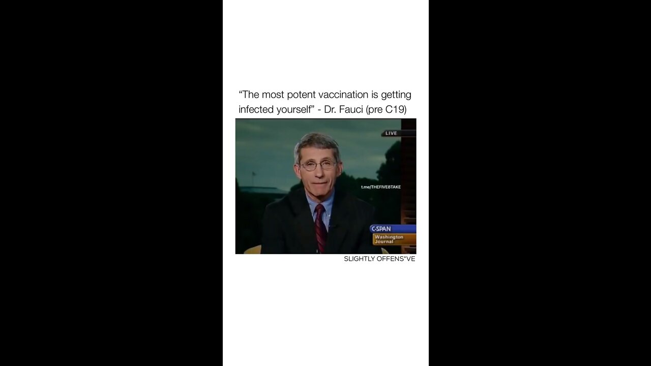 Anthony Fauci about flue shot
