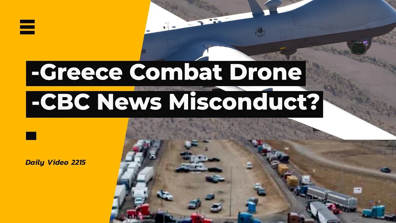 Greece Grypas Combat Drone, CBC News Not Checking Facts Exposed