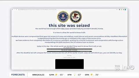Investigators search for person who hacked Presidents website