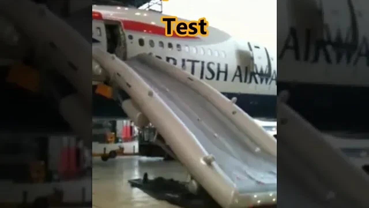 Watch Boeing 777 Giant Escape Slide Test